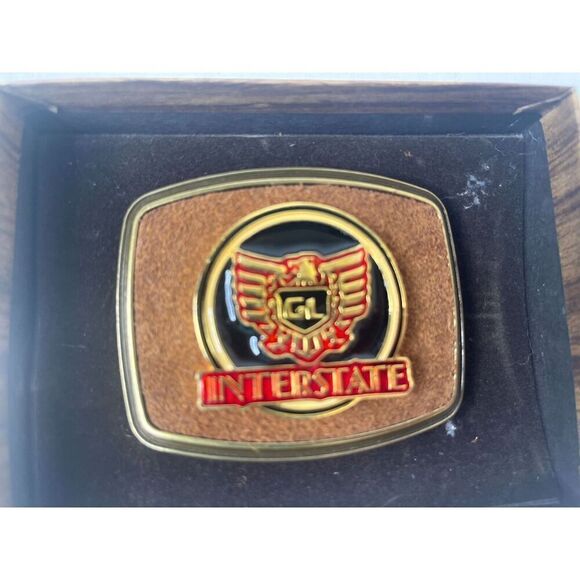 Hondaline Gold Wing Interstate GL Belt Buckle Honda Line 1979 Paintree New! - Picture 3 of 7